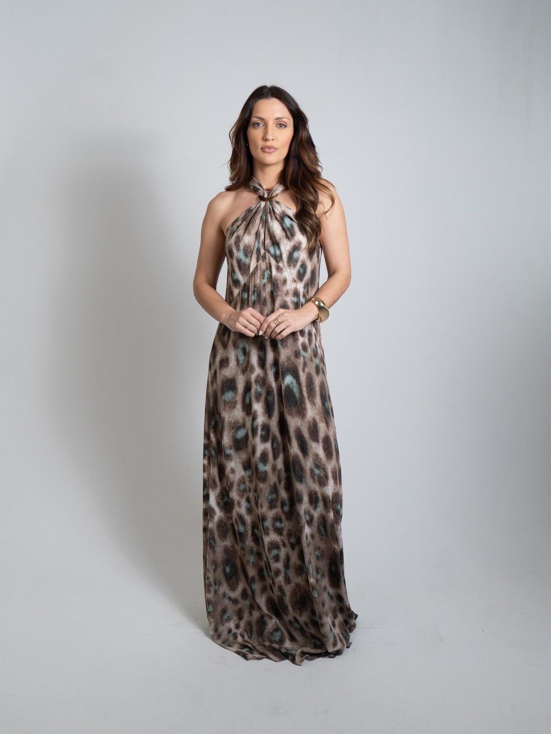 VESTIDO SOLTO CAVA FRANCESA SEM MANGA LONGO MORENA ROSA