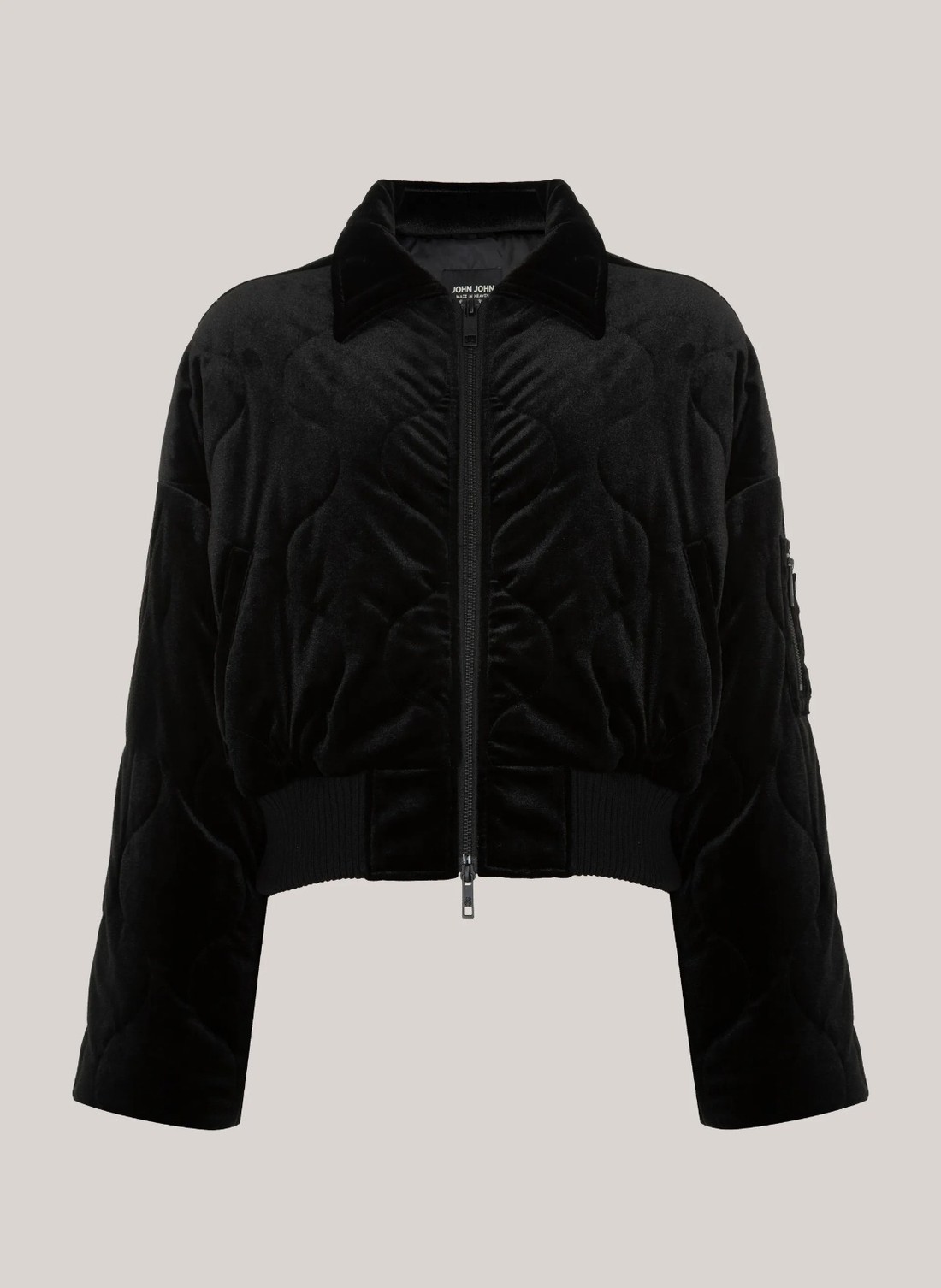 CASACO PUFFER VELVET JOHN JOHN CASACO PUFFER VELVET JOHN JOHN