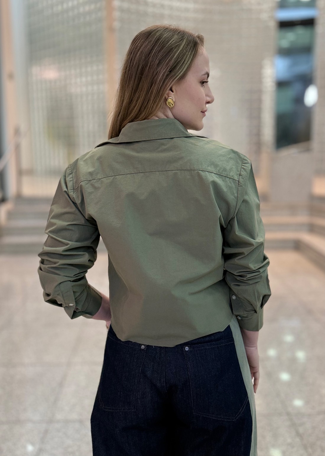 CAMISA LAURA VERDE CARGO NV CAMISA LAURA VERDE CARGO NV