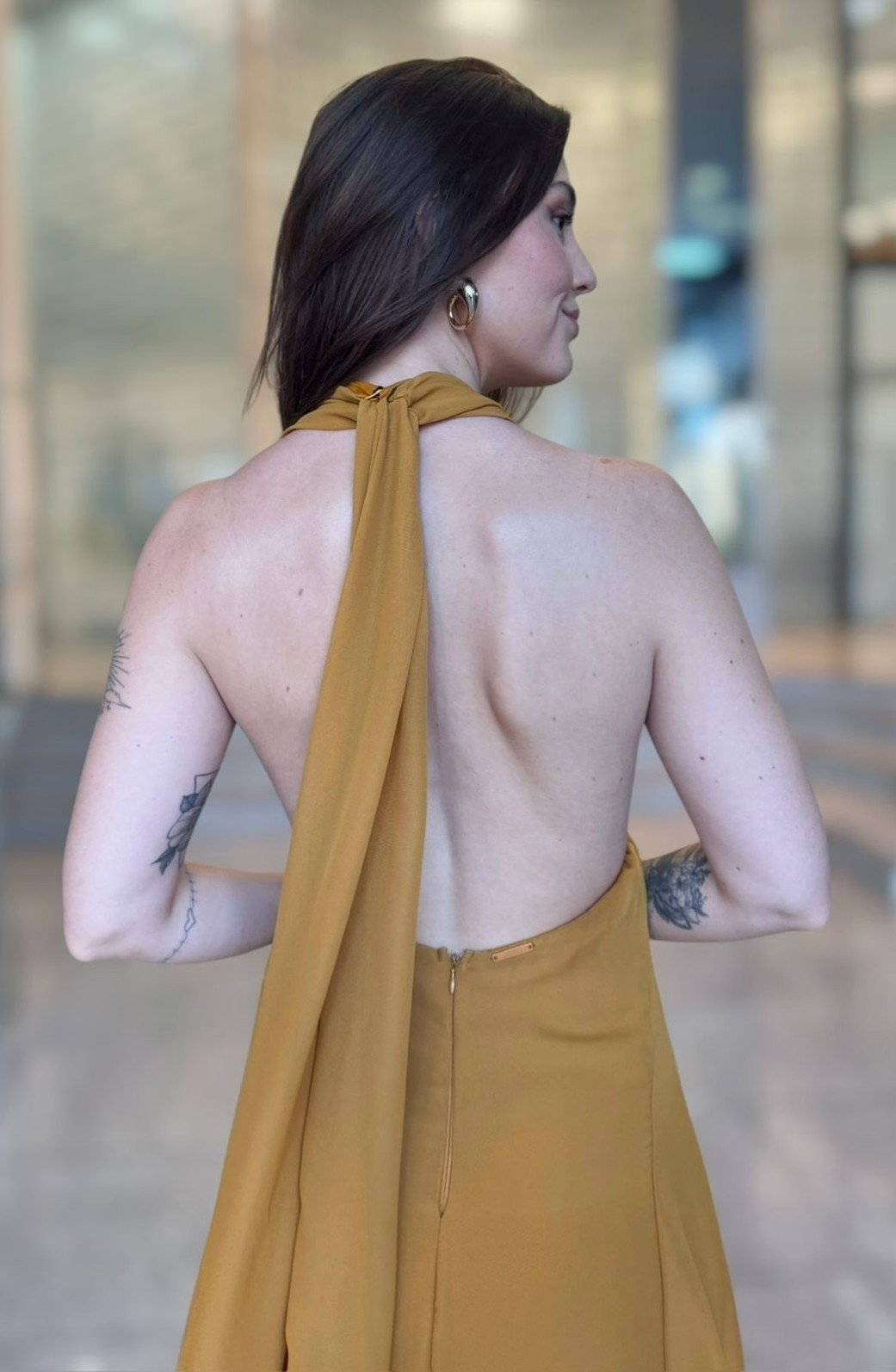 VESTIDO LONGO AMARELO SWIFT FORUM VESTIDO LONGO AMARELO SWIFT FORUM