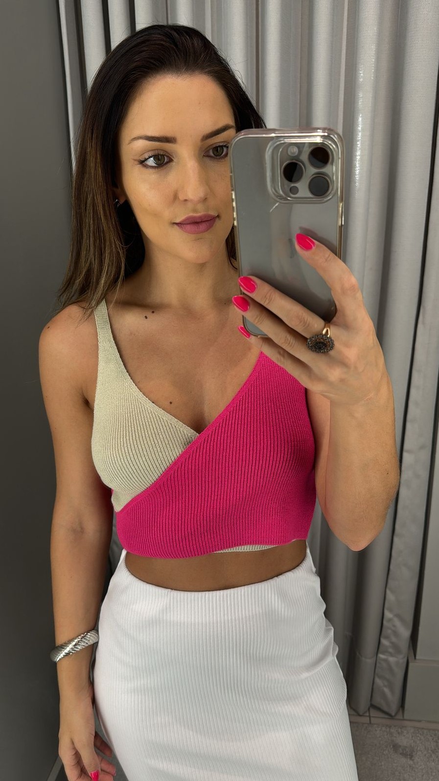 TOP TRICOT BICOLOR MY PLACE