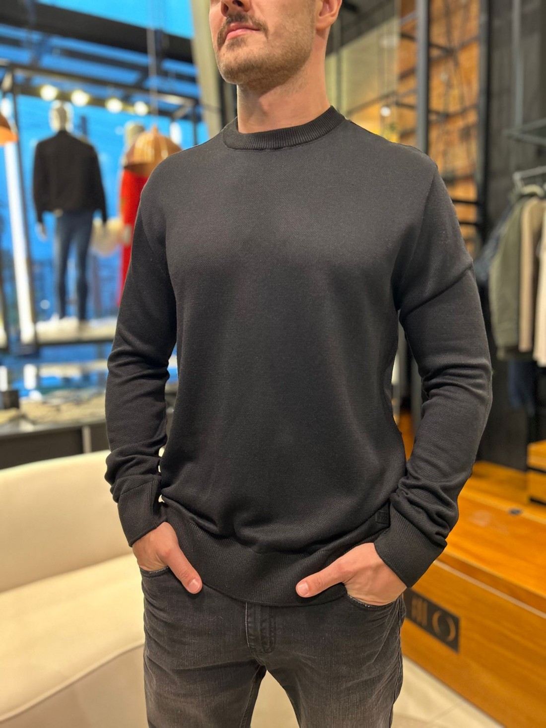 TRICOT ML SMOOTH PRETO JOHN JOHN TRICOT ML SMOOTH PRETO JOHN JOHN