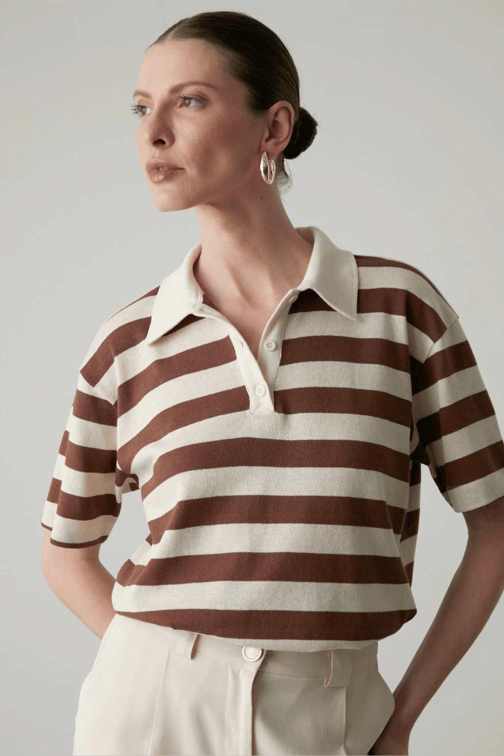 BLUSA MELANIE MARROM BLUSA MELANIE MARROM