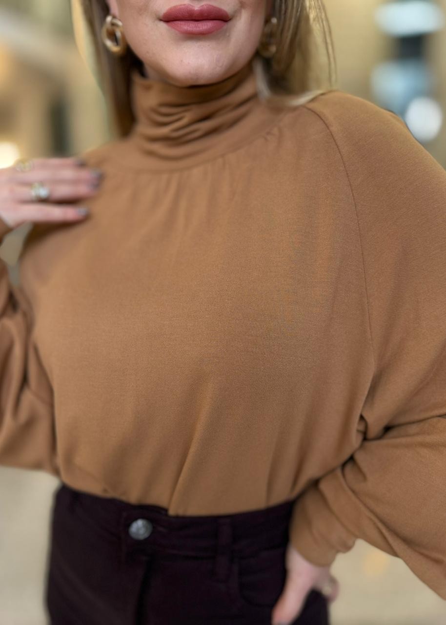 BLUSA MANGA LONGA GOLA ALTA BLUSA MANGA LONGA GOLA ALTA