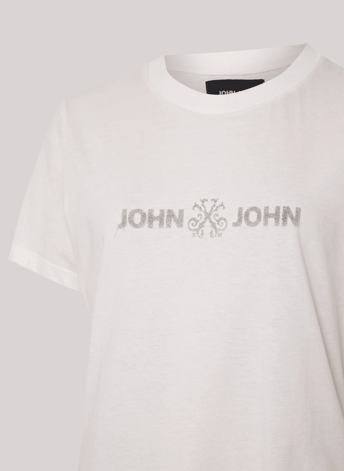 T SHIRT JJ BASIC GLIT OFF WHITE JOHN JOHN T SHIRT JJ BASIC GLIT OFF WHITE JOHN JOHN
