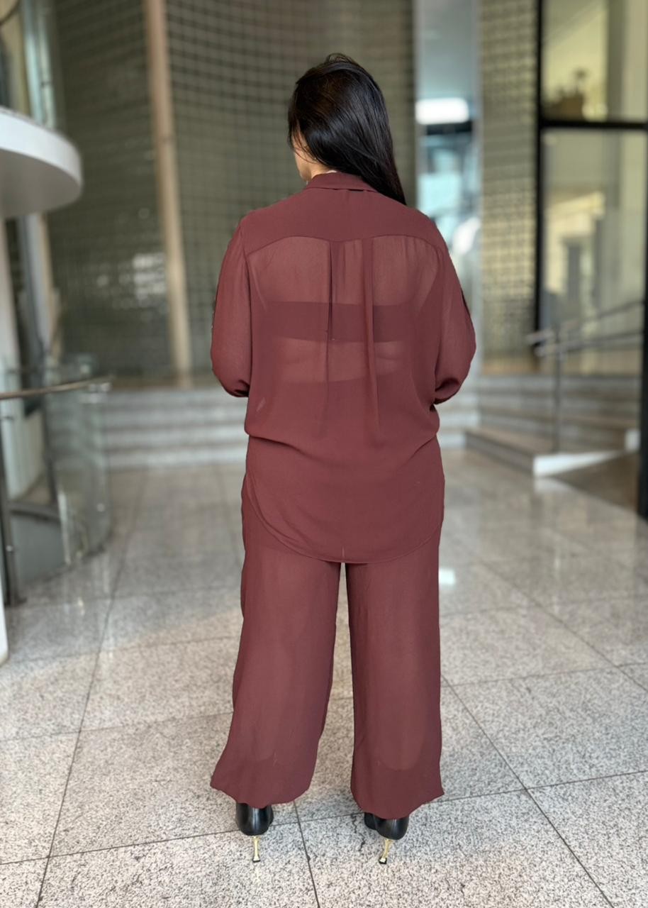 CALCA PREGA MARROM BOHO ANIMALE CALCA PREGA MARROM BOHO ANIMALE