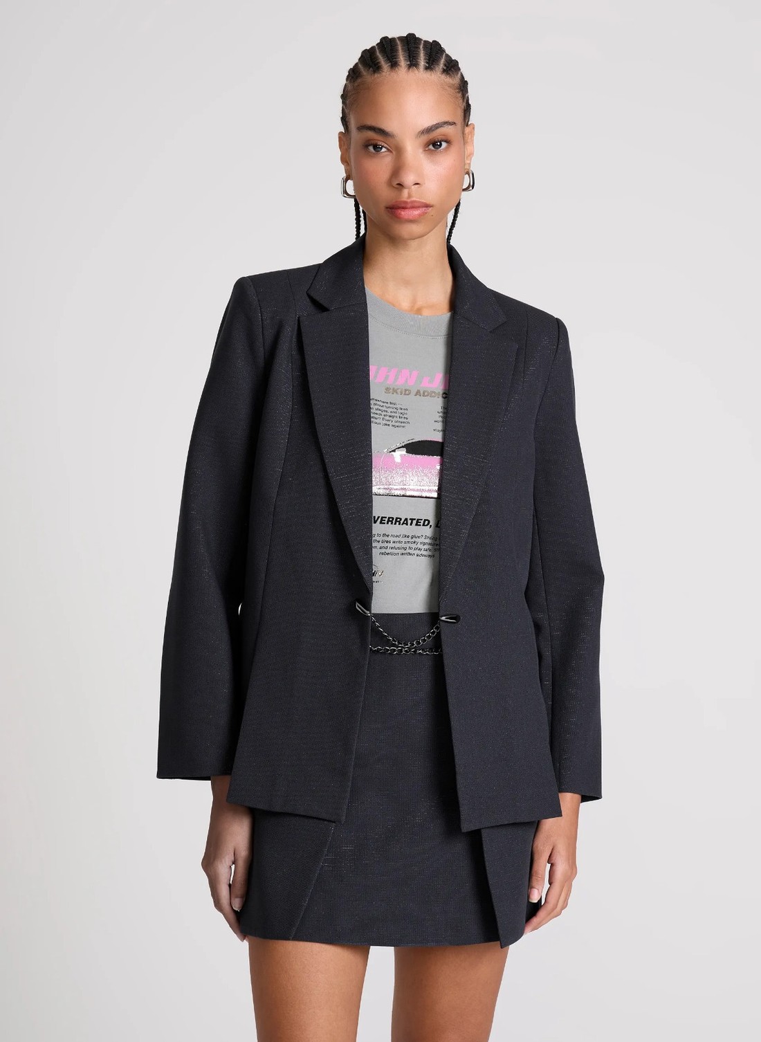 BLAZER SHINNY JOHN JOHN BLAZER SHINNY JOHN JOHN