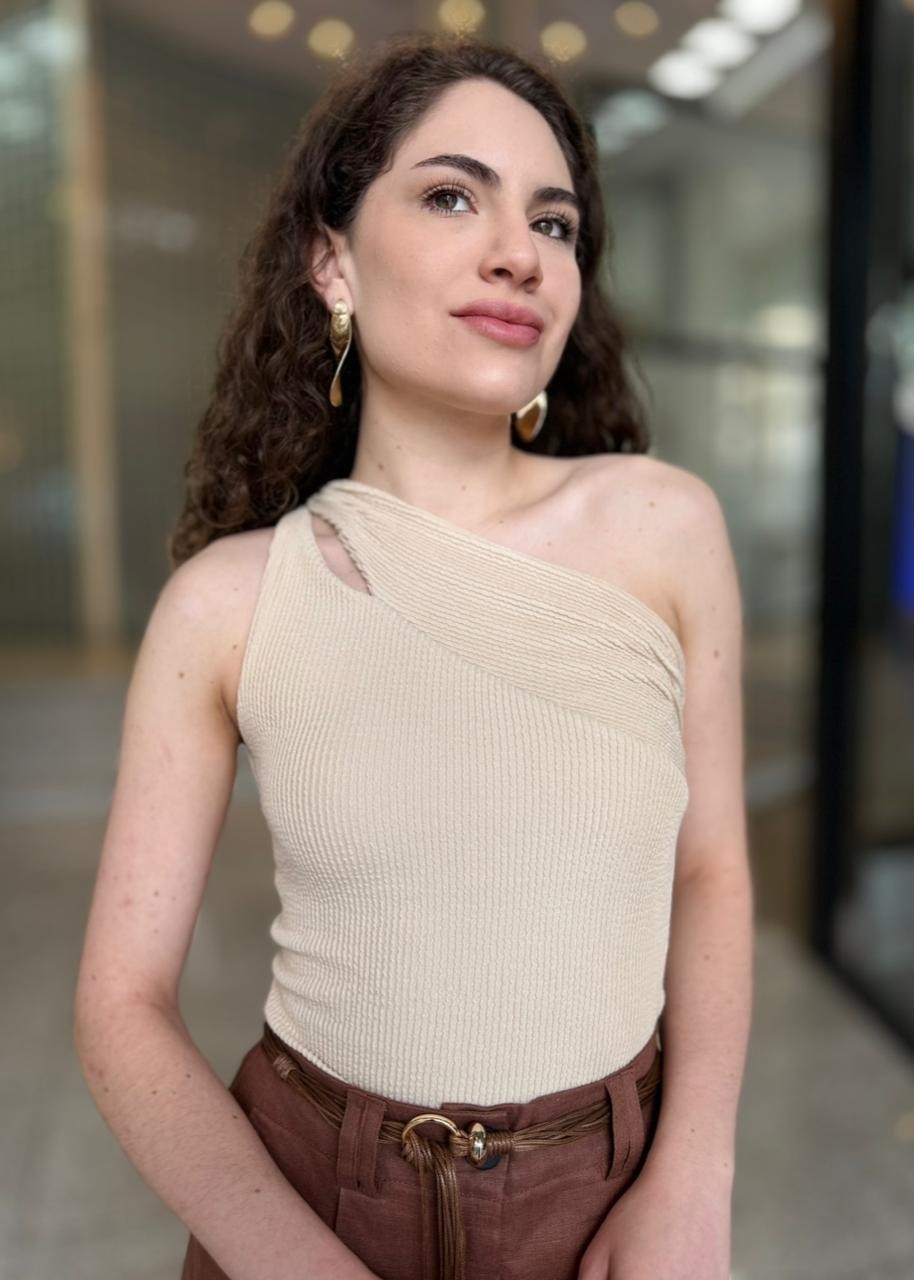 BLUSA ALANA BEGE BLUSA ALANA BEGE