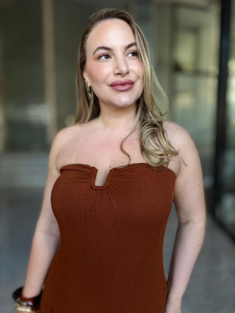 VESTIDO MARROM ZEUS FORUM VESTIDO MARROM ZEUS FORUM