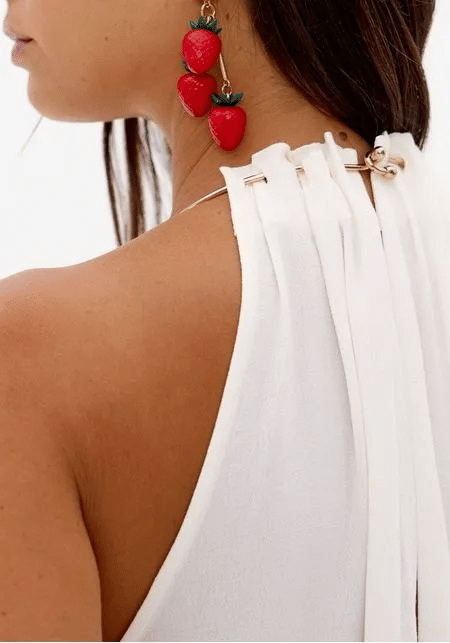 BLUSA DE VISCOSE COM METAL OFF WHITE LANÇA PERFUME BLUSA DE VISCOSE COM METAL OFF WHITE LANÇA PERFUME