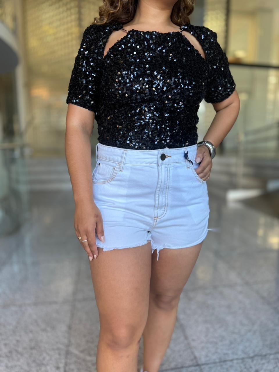 SHORTS BOY ALTO LAGOS OFF WHITE JOHN JOHN