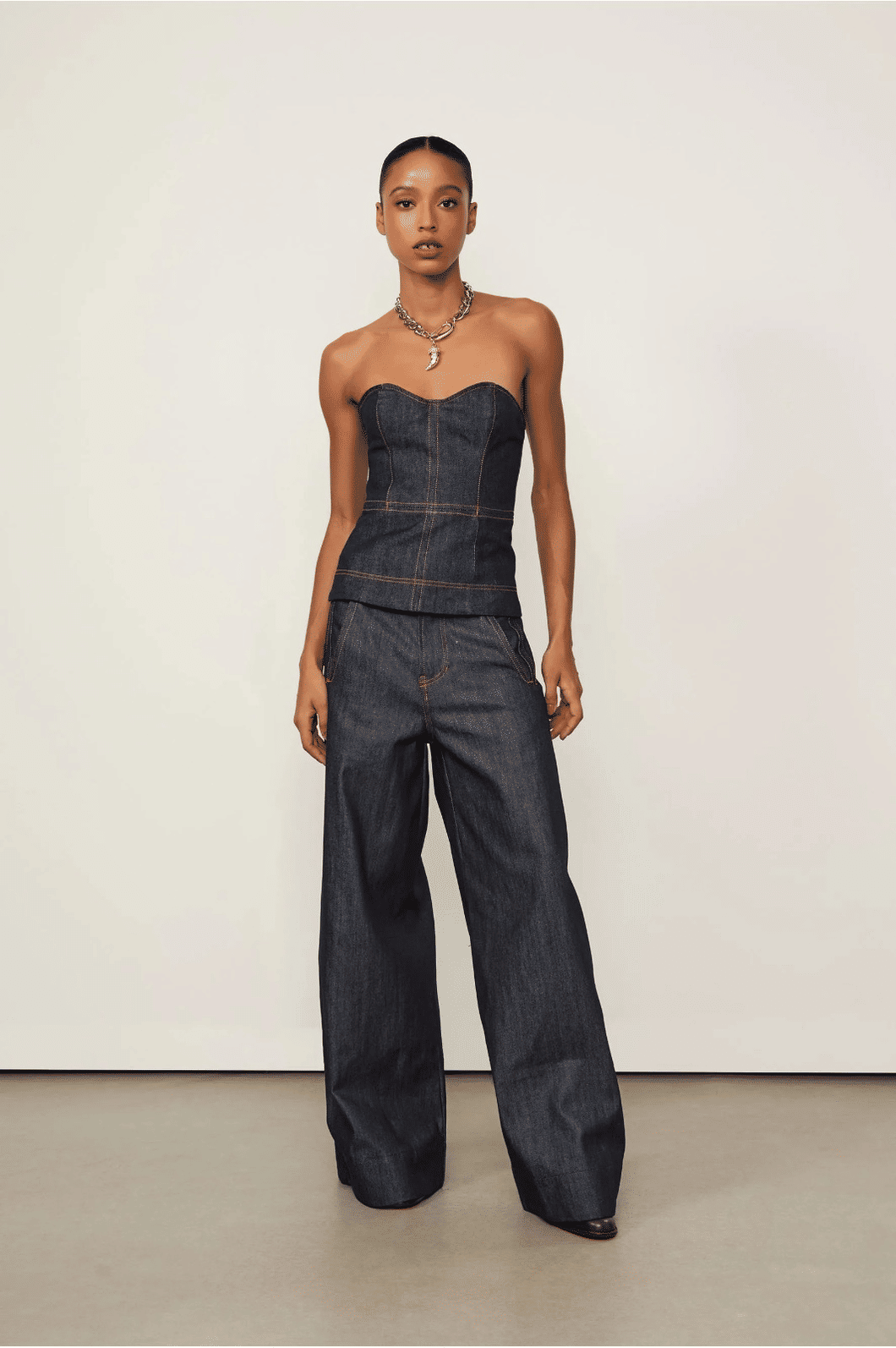 BLUSA SEM ALCA JEANS RAW ANIMALE BLUSA SEM ALCA JEANS RAW ANIMALE
