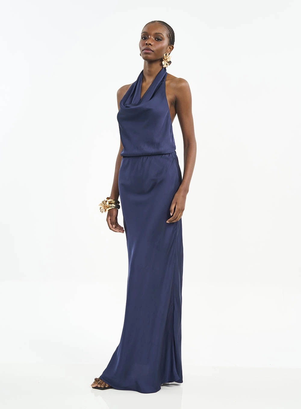 VESTIDO LONGO ACETINADO DECOTE NAS COSTAS AZUL OLYMPIC COLCCI VESTIDO LONGO ACETINADO DECOTE NAS COSTAS AZUL OLYMPIC COLCCI