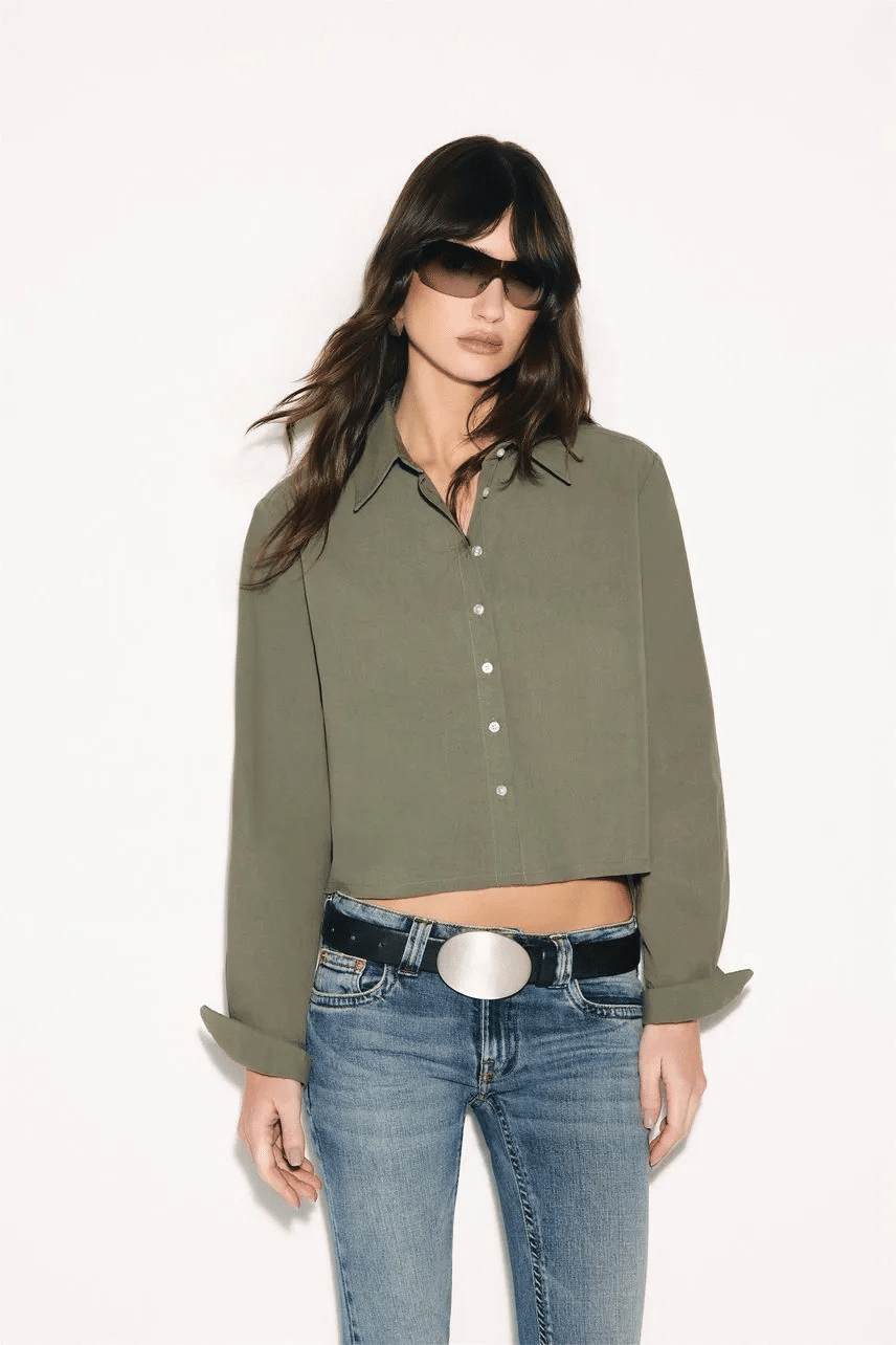 CAMISA LAURA VERDE CARGO NV CAMISA LAURA VERDE CARGO NV