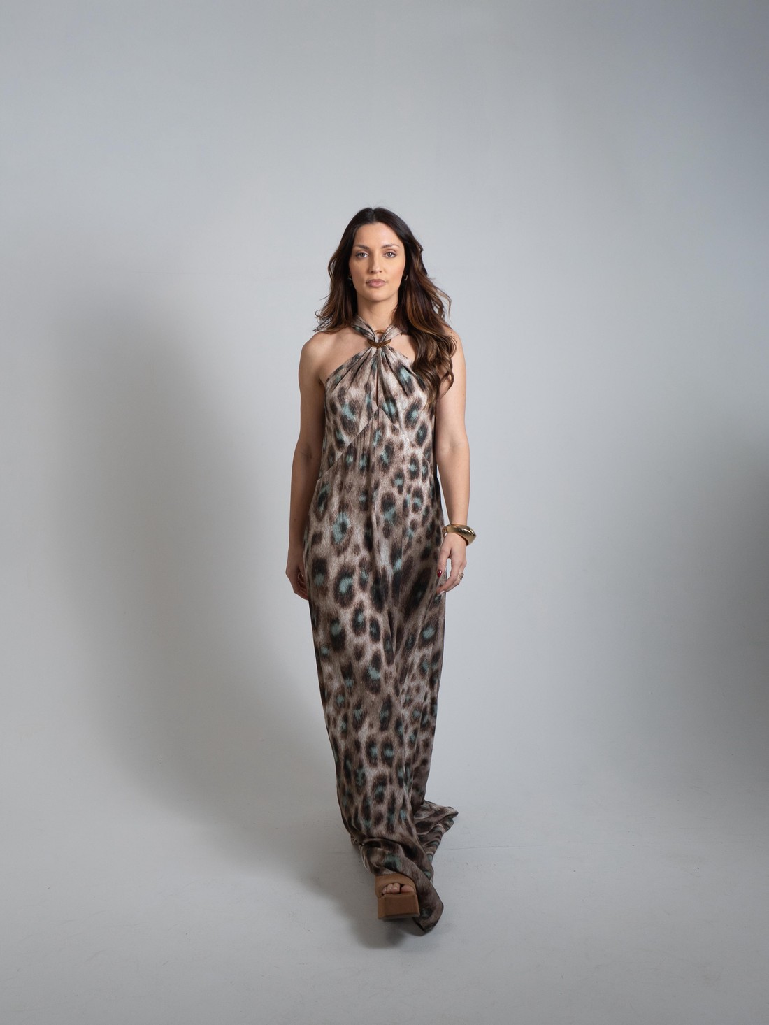 VESTIDO SOLTO CAVA FRANCESA SEM MANGA LONGO MORENA ROSA