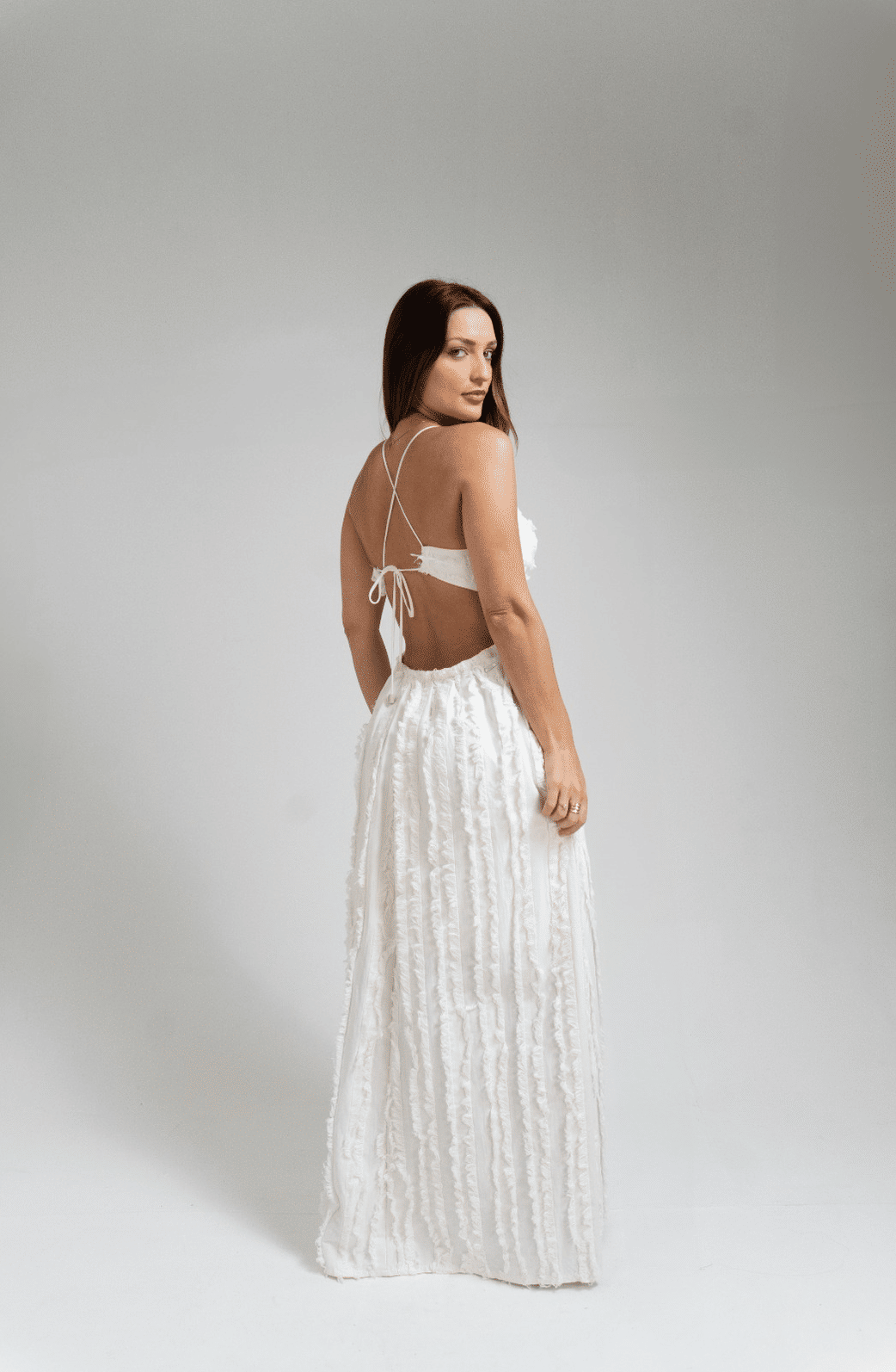 VESTIDO BEGE AFFOGATO FORUM