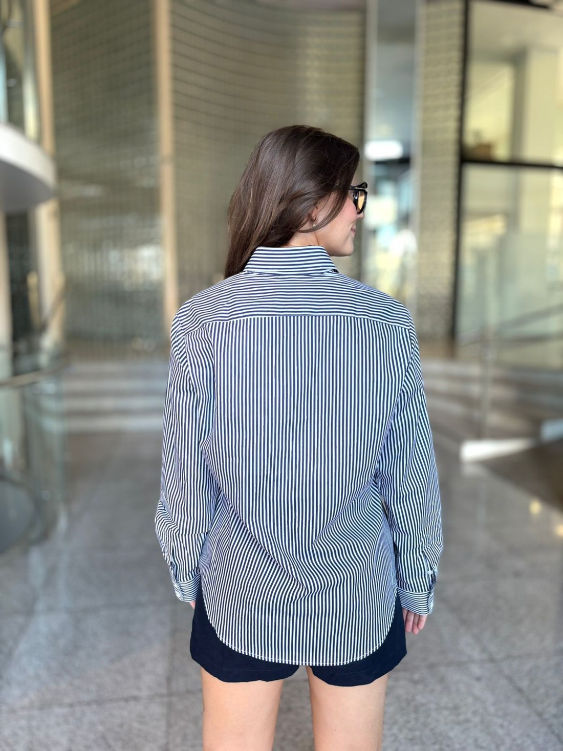 CAMISA LISTRAS CHARLOTTE  AZUL NV