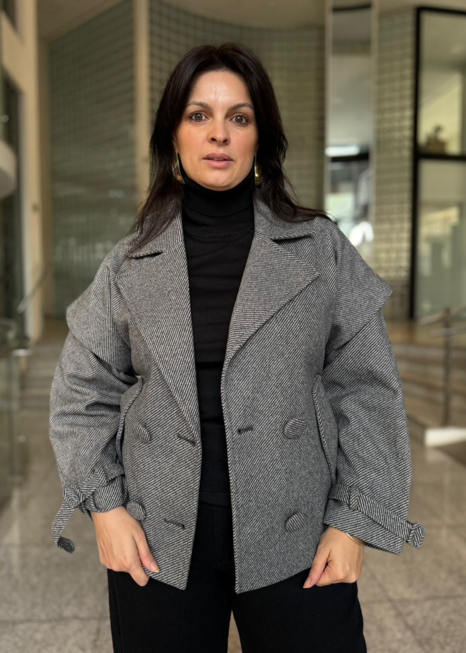 CASACO CINZA FULIGEM FORUM