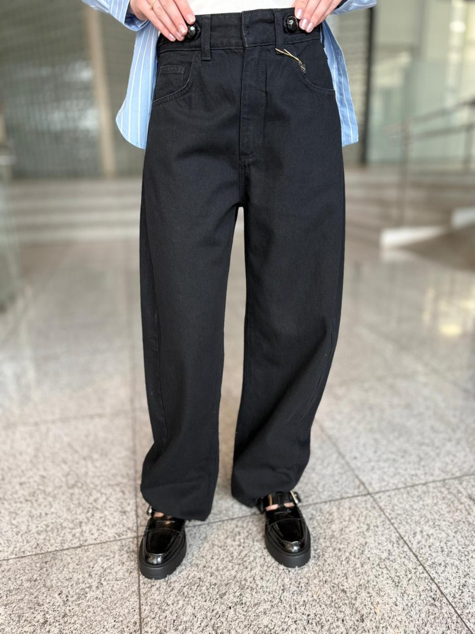 CALCA JEANS BARREL FORUM