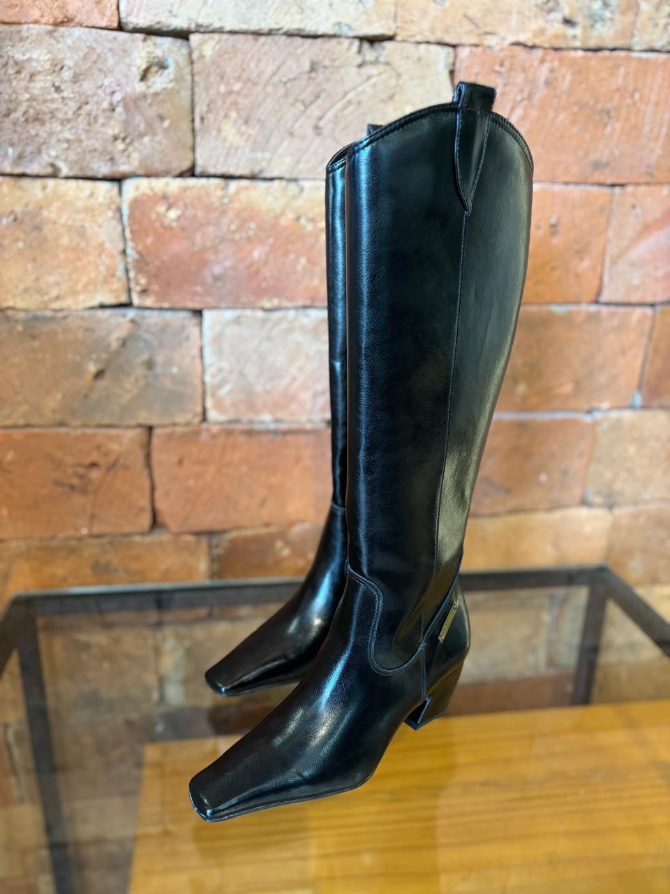 BOTA WESTERN CANO LONGO SALTO BLOCO PRETO LANÇA PERUME BOTA WESTERN CANO LONGO SALTO BLOCO PRETO LANÇA PERUME