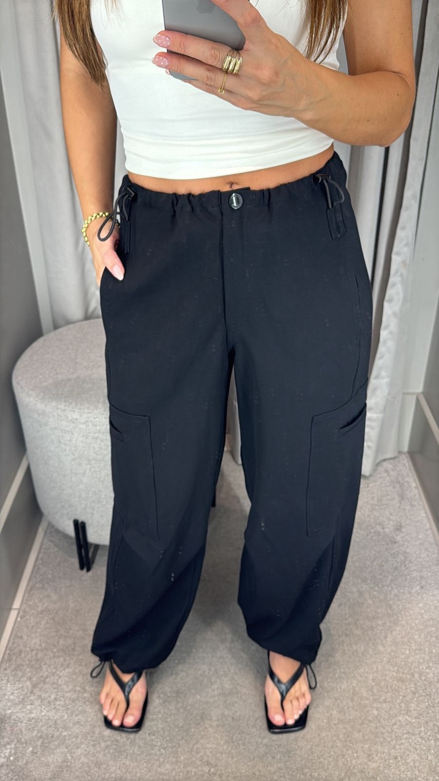 CALCA DE MALHA ESTRUTURADA UTILITARIA ANIMALE CALCA DE MALHA ESTRUTURADA UTILITARIA ANIMALE