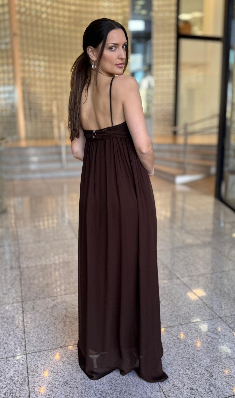 VESTIDO MARROM NOBUCK FORUM VESTIDO MARROM NOBUCK FORUM