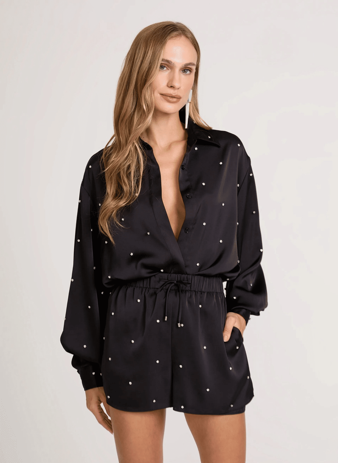 CAMISA CRYSTAL 06 2601 001 PRETO - PP - PRETO CAMISA CRYSTAL 06 2601 001 PRETO - PP - PRETO