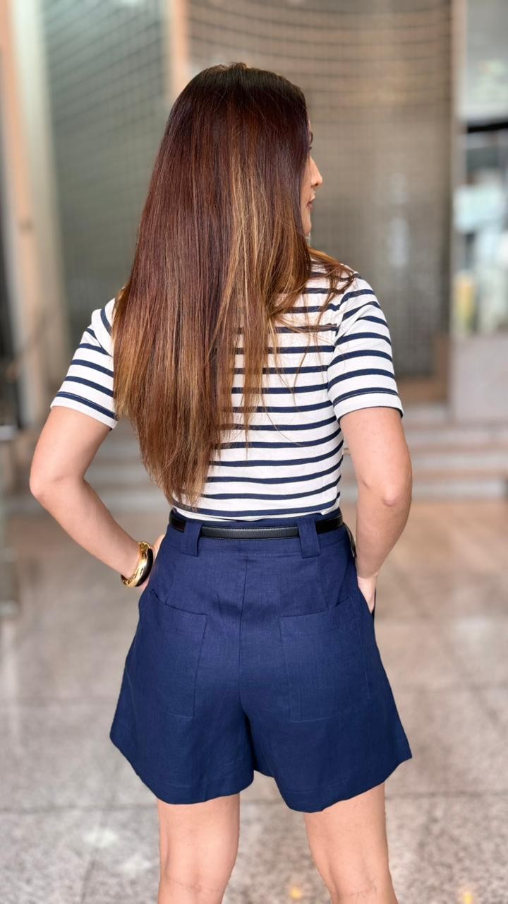 BLUSA THAMI AZUL MARINHO BLUSA THAMI AZUL MARINHO