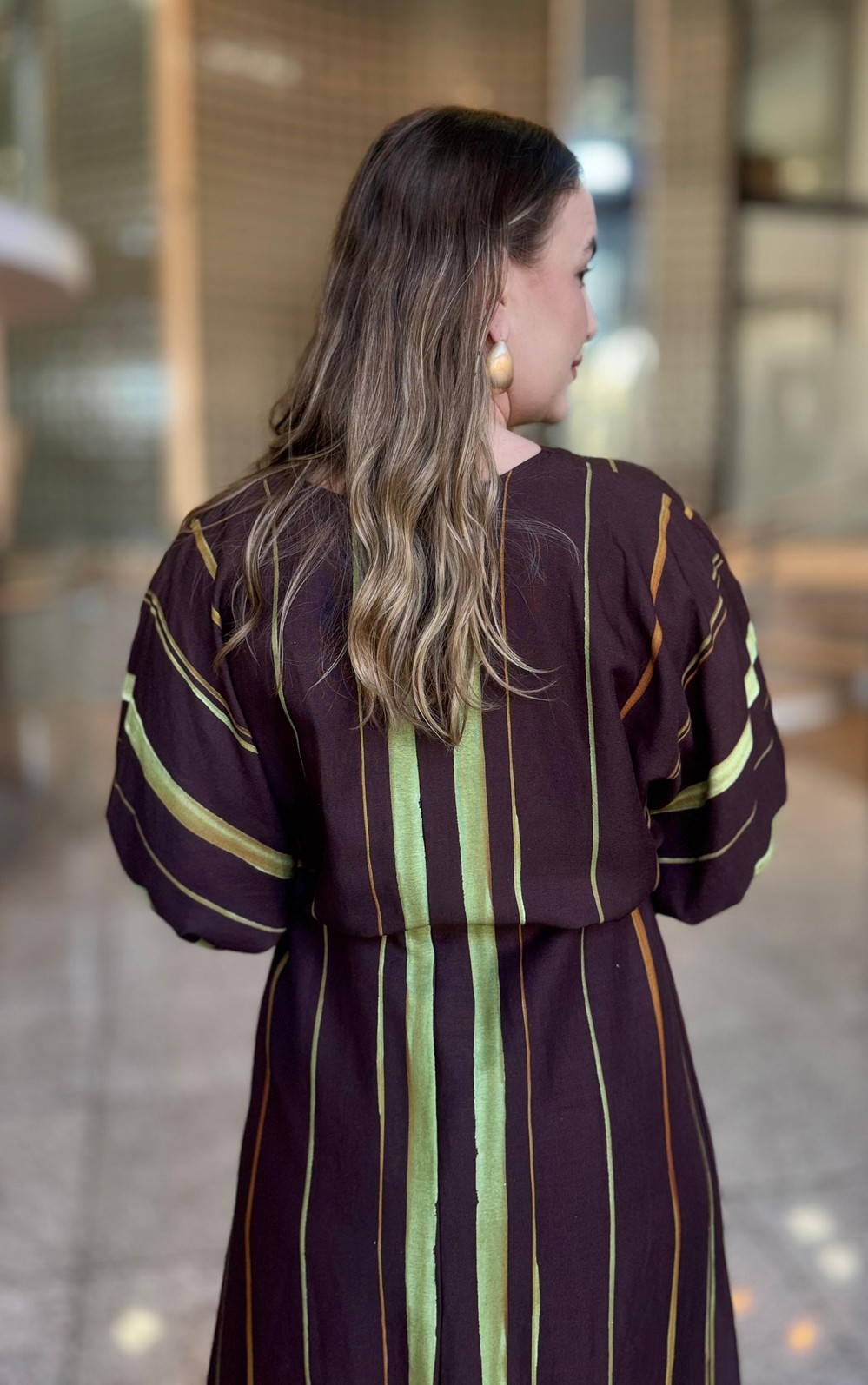 CHEMISIER LINHO ESTAMPADO GREEN WATERCOL FORUM CHEMISIER LINHO ESTAMPADO GREEN WATERCOL FORUM