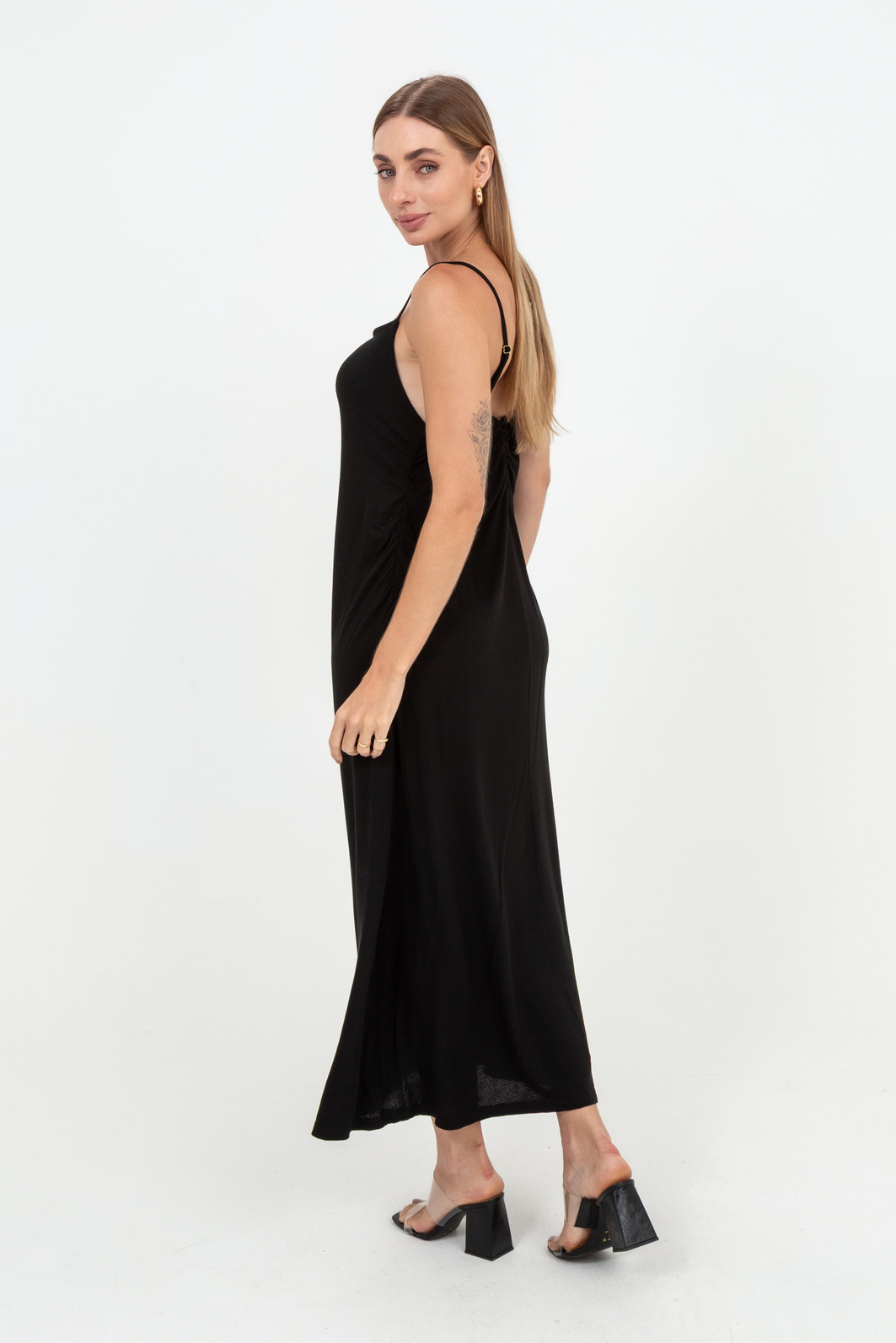 Vestido de Alça e Franzido Sóror Vestido de Alça e Franzido Sóror