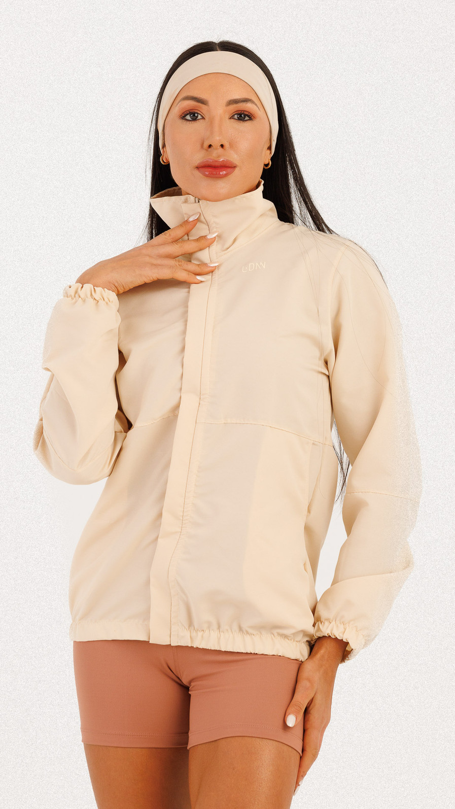 Jaqueta Corta Vento Bege