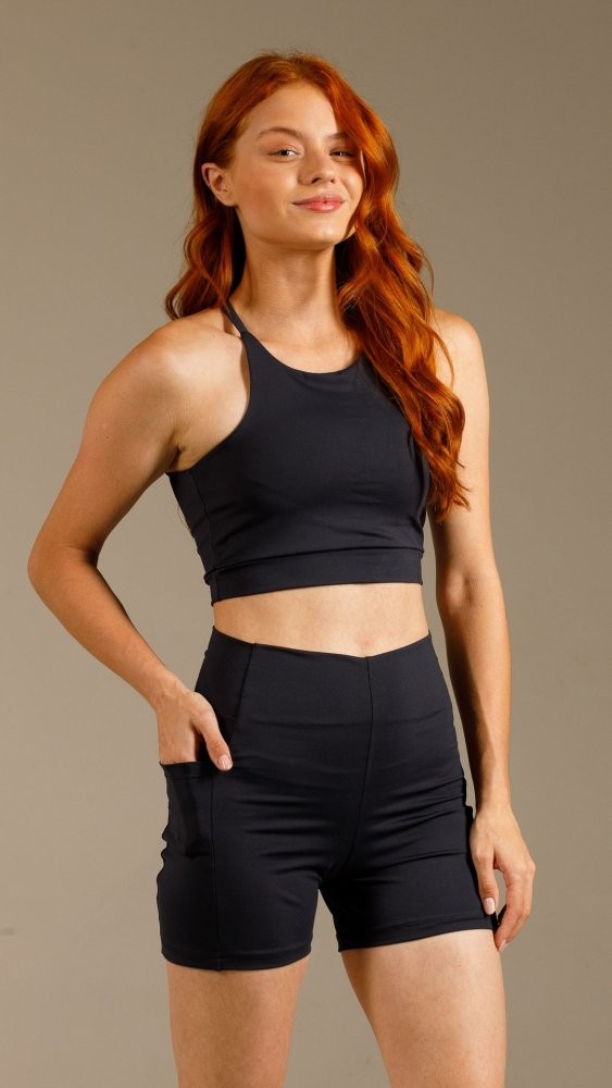 Shorts Bia Preto Shorts Bia Preto