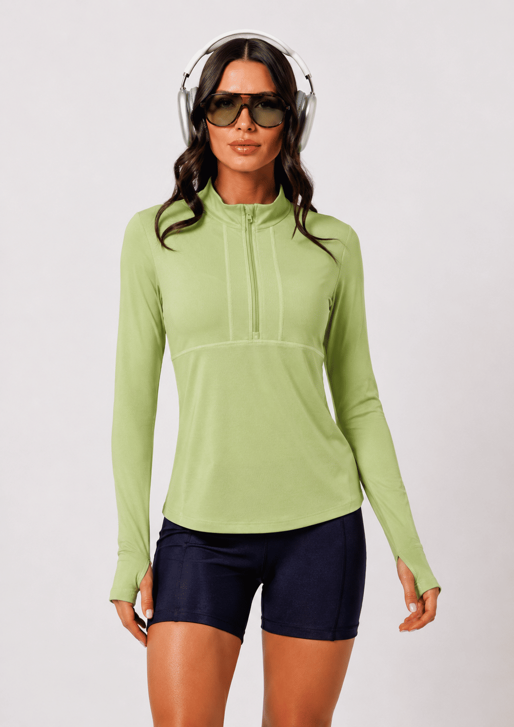 Blusa com Zíper Verde Pistache (✨Envio: 17/7) Blusa com Zíper Verde Pistache (✨Envio: 17/7)