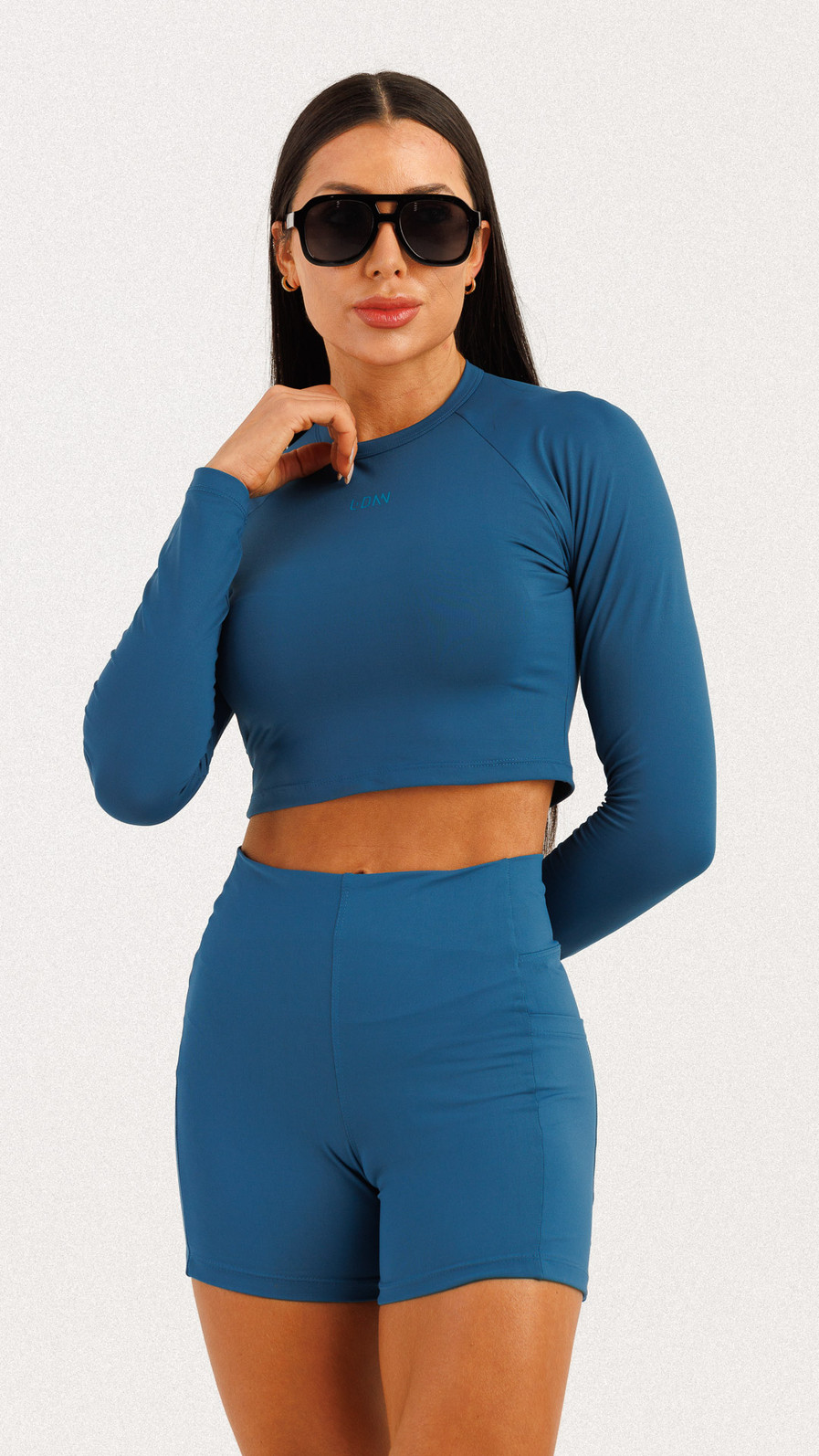 Blusa Manga Longa Azul Galáxia Blusa Manga Longa Azul Galáxia