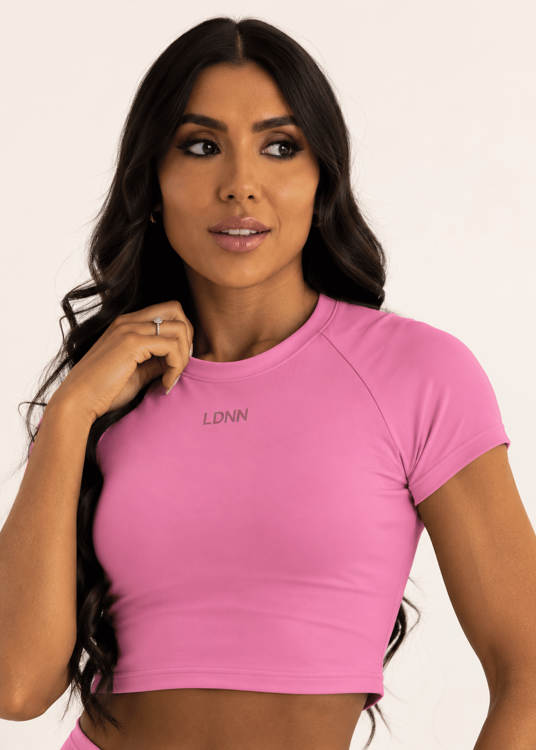 Blusa Manga Curta Rosa Blush Blusa Manga Curta Rosa Blush