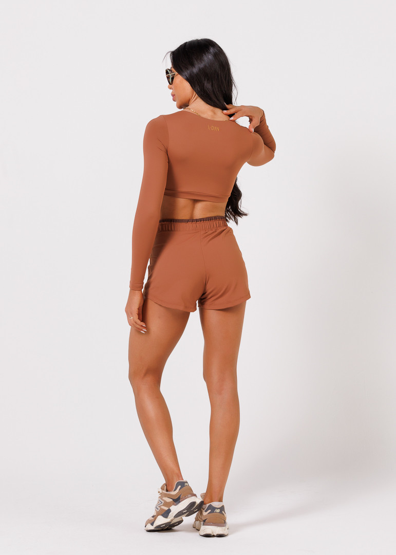 Conjunto Top + Shorts Duplo Bela Bronze (PRÉ VENDA - 05/05)