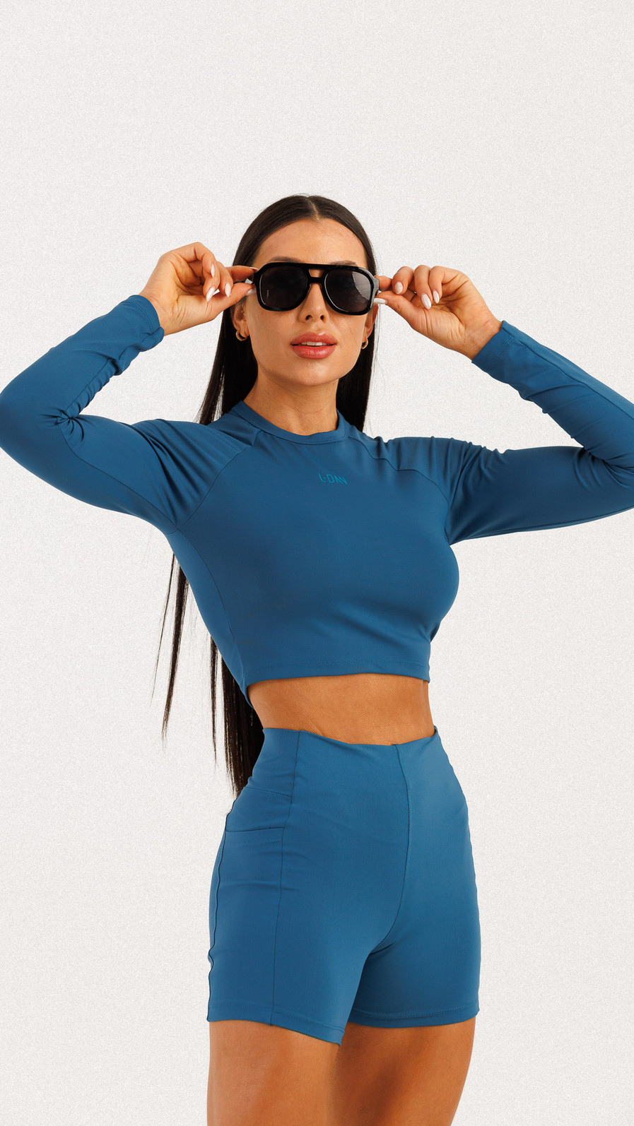 Blusa Manga Longa Azul Galáxia Blusa Manga Longa Azul Galáxia