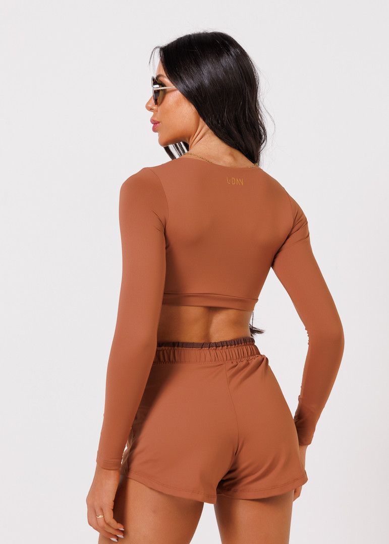 Shorts Duplo Bela Bronze e Toffe (PRÉ VENDA - 05/05)