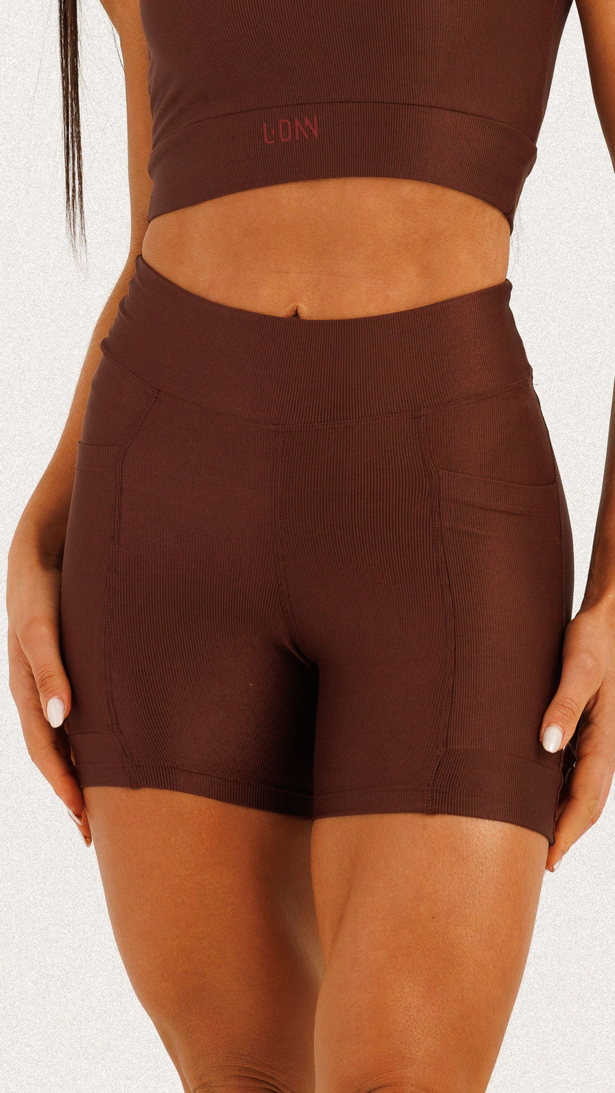 Shorts Canelado com Bolso Toffe Shorts Canelado com Bolso Toffe