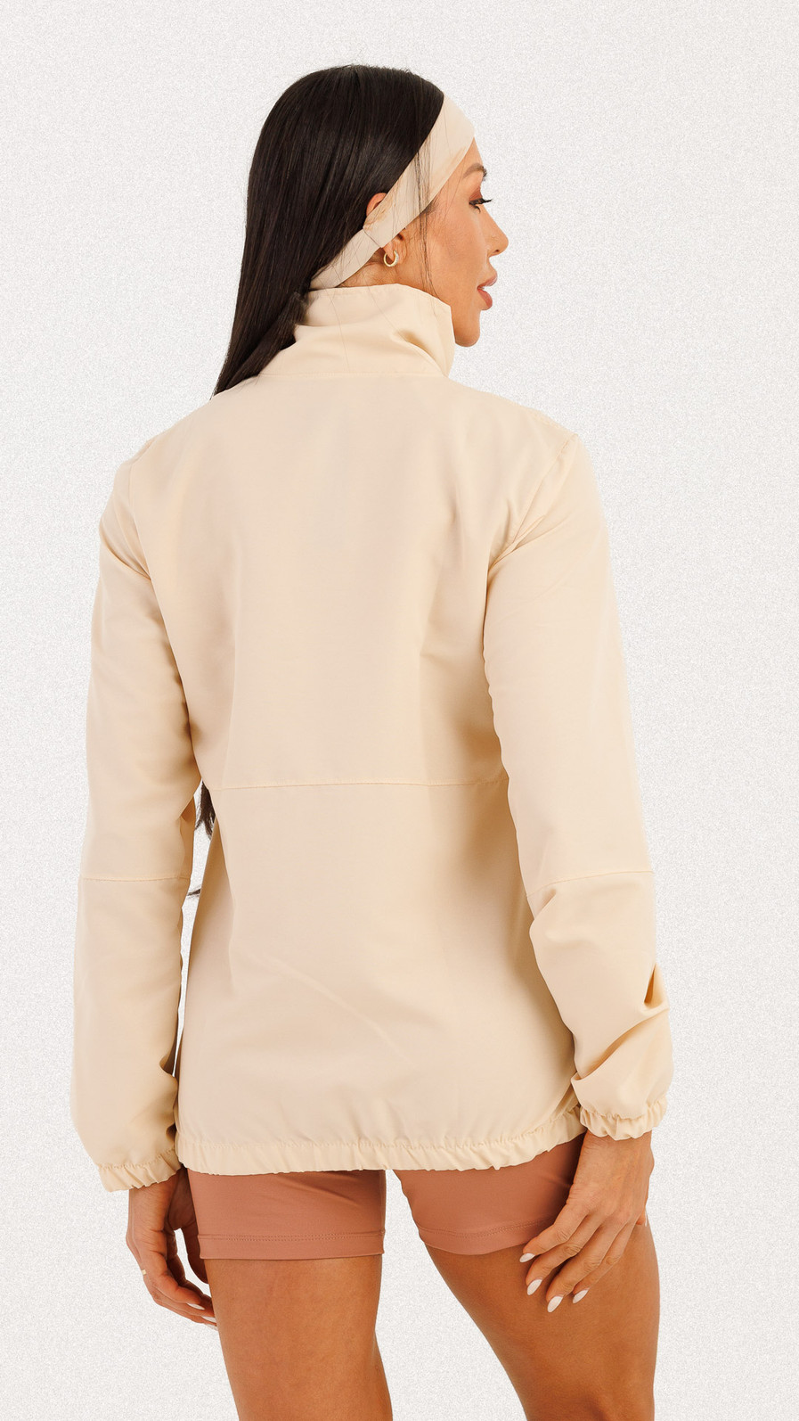 Jaqueta Corta Vento Bege