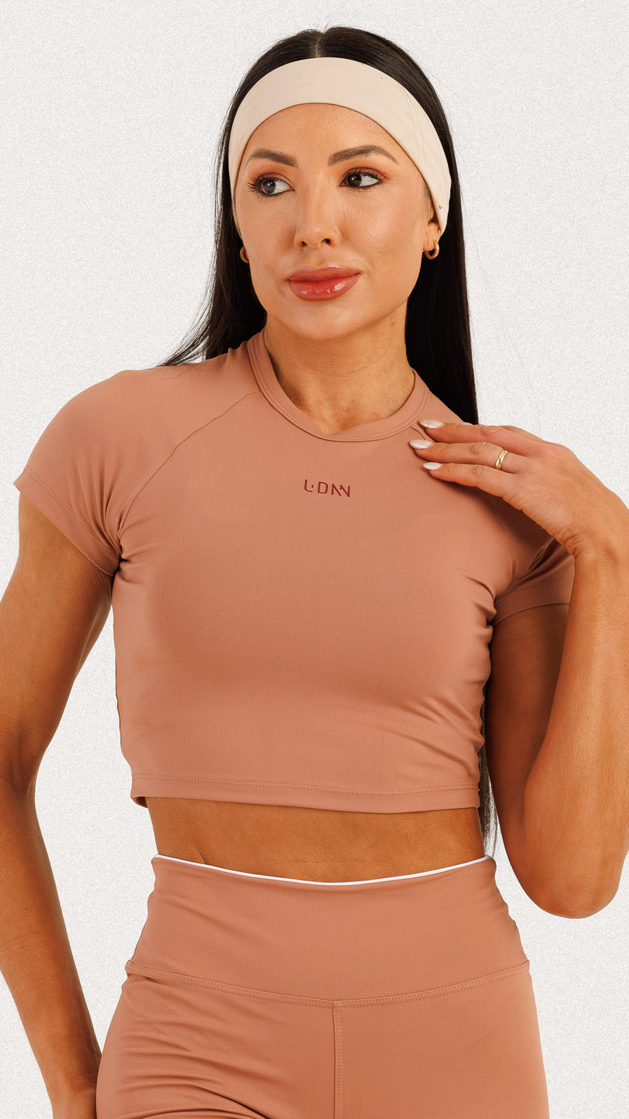 Blusa Manga Curta Mocha Blusa Manga Curta Mocha