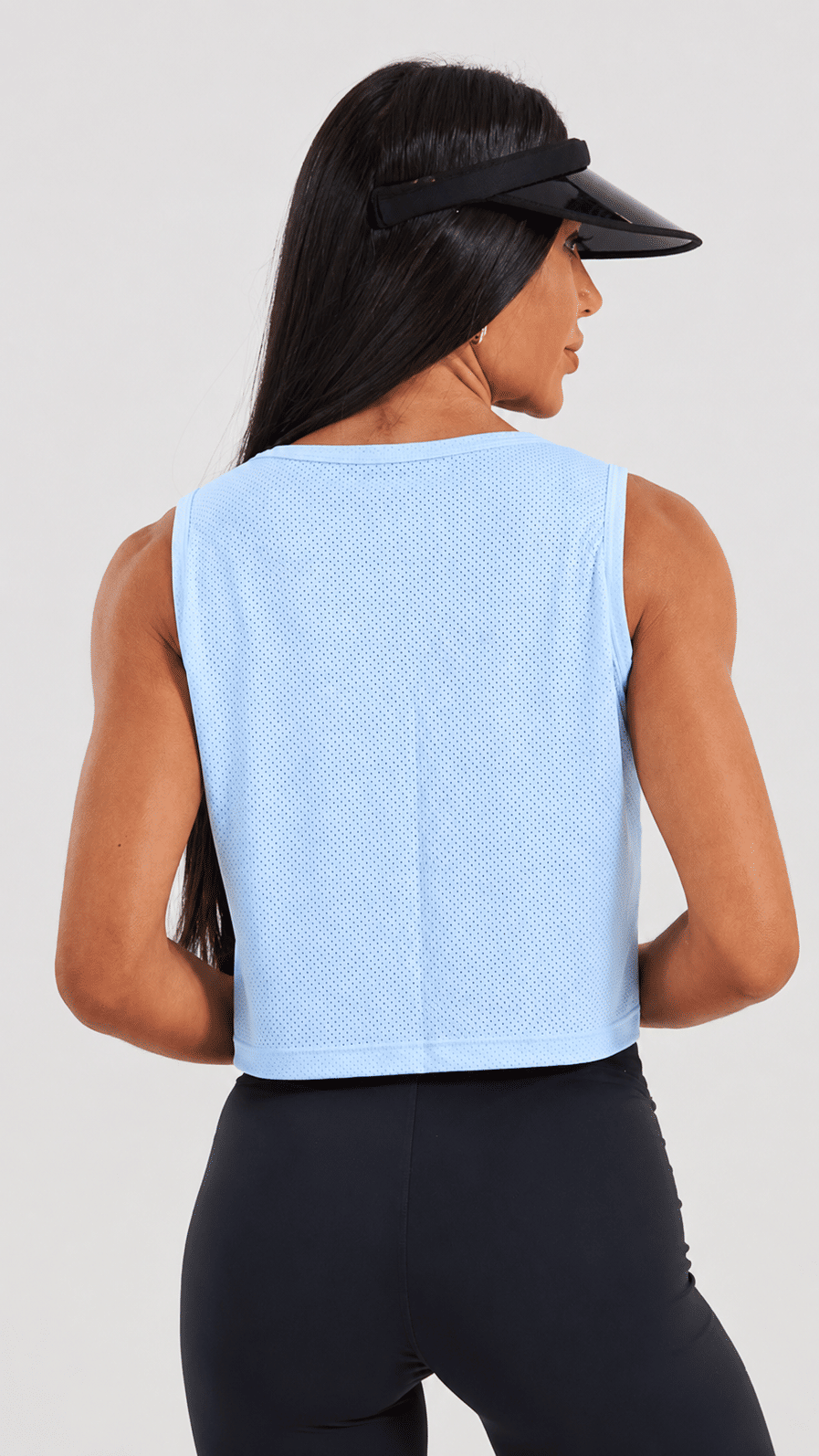 Cropped Dryfit Azul Celeste Cropped Dryfit Azul Celeste