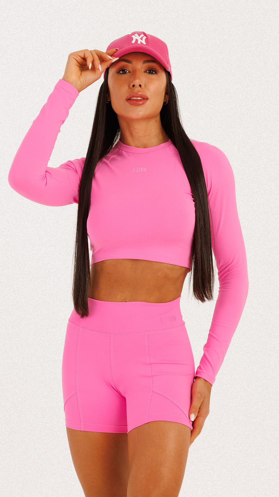 Blusa Manga Longa Rosa Chiclete Blusa Manga Longa Rosa Chiclete