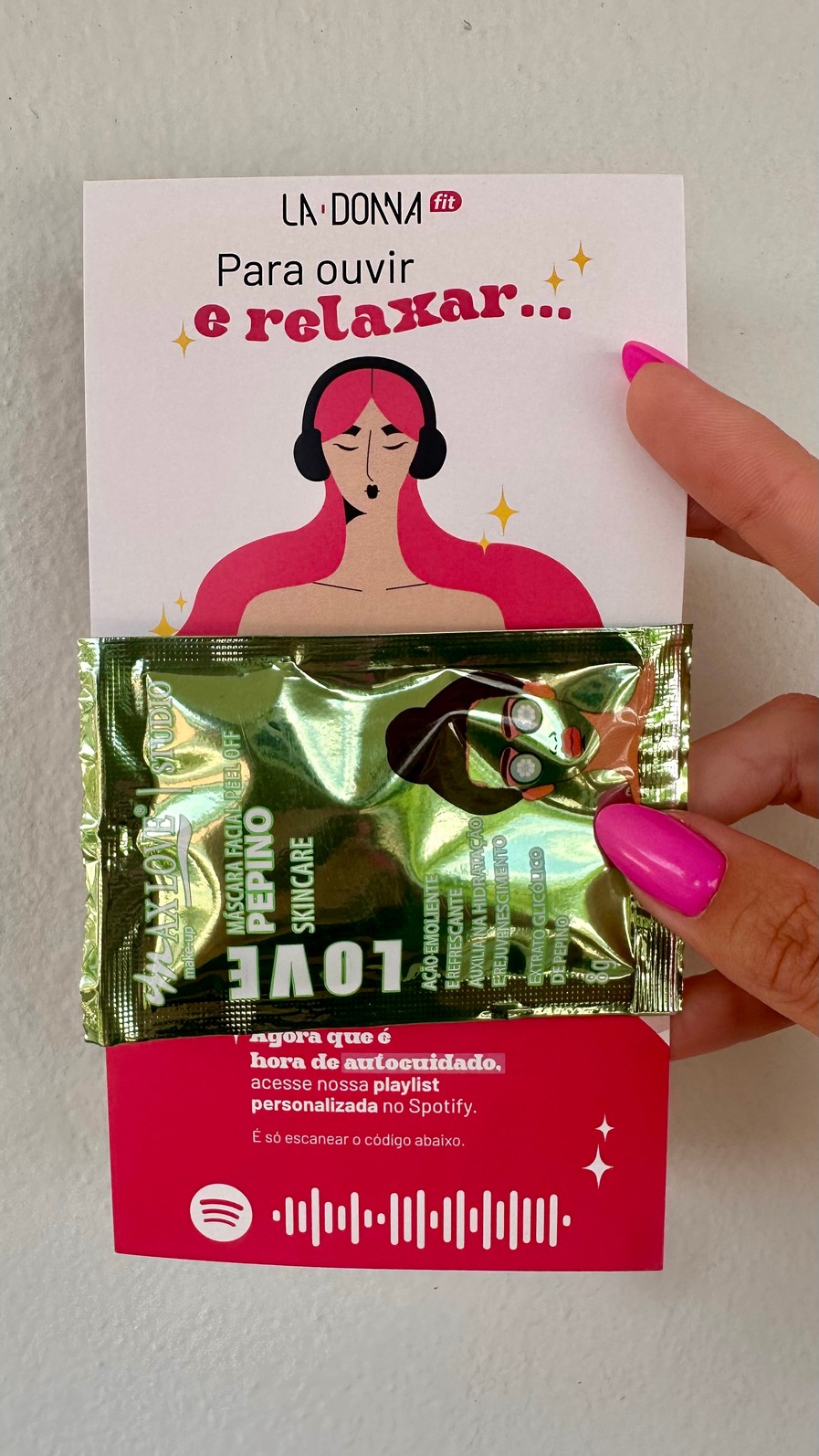 Brinde Mascara Facial Relax Brinde Mascara Facial Relax