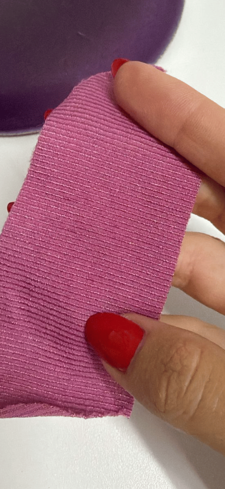 Shorts Canelado com Bolso Rosa Blush