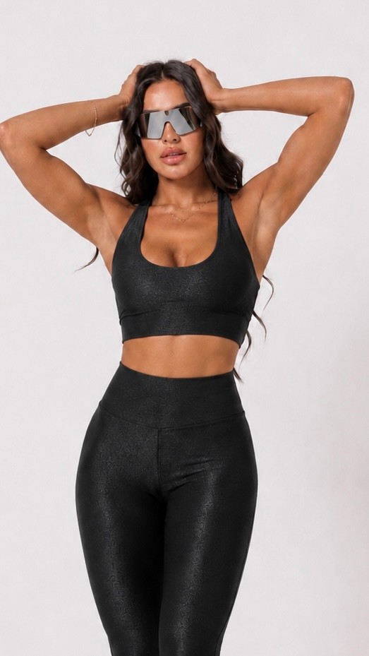 Blusa Canelado Aurora Preto (‼️Envio 7/7) Blusa Canelado Aurora Preto (‼️Envio 7/7)