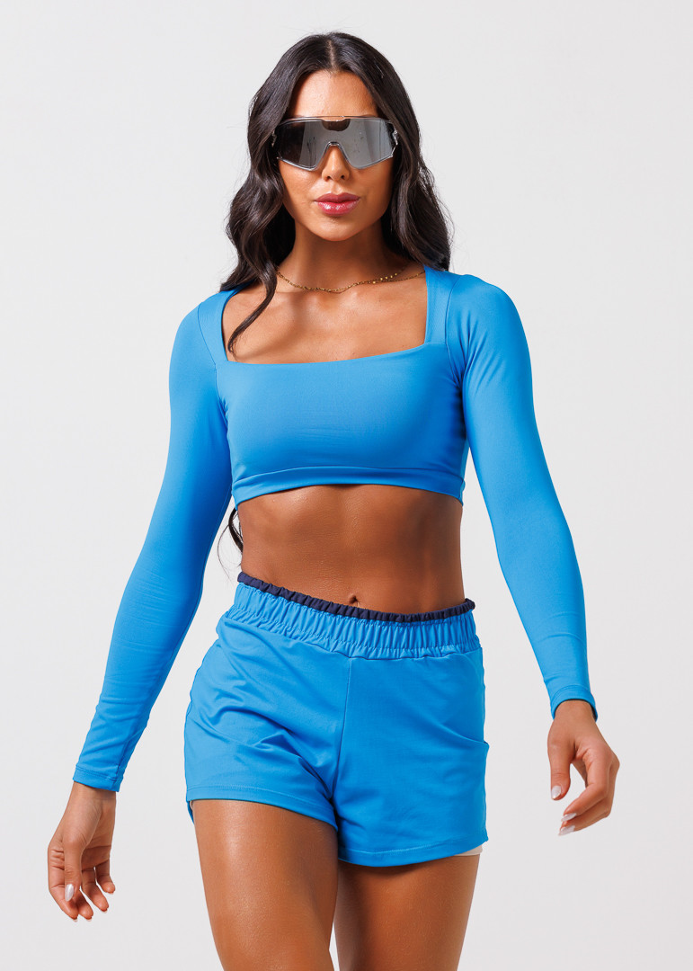 Shorts Duplo Bela Azul Riviera e Marinho (PRÉ VENDA - 05/05)