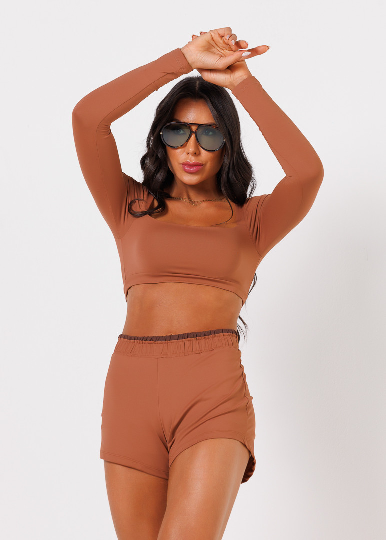 Shorts Duplo Bela Bronze e Toffe (PRÉ VENDA - 05/05)