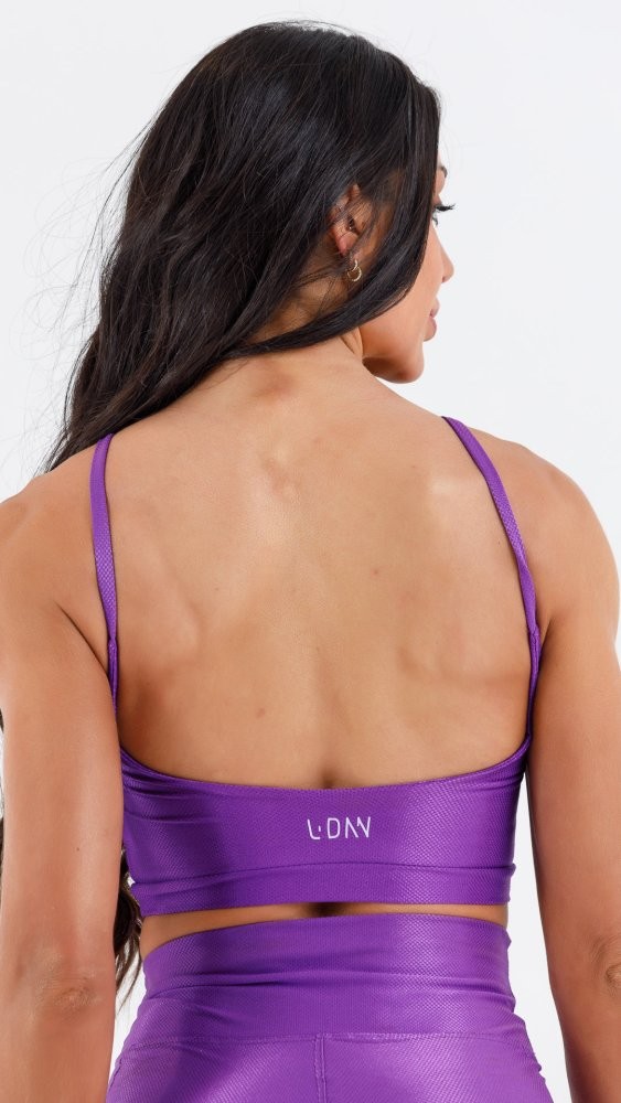 Top Nalu Shine Roxo Diva Top Nalu Shine Roxo Diva