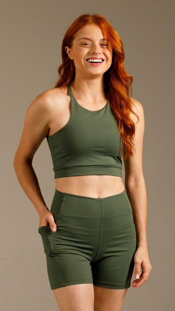 Shorts Bia Verde Florest